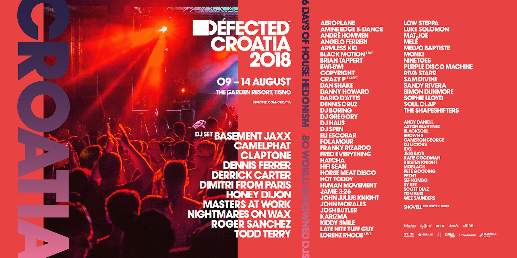 Defected Croatia 2018 Line-Up Phase 2