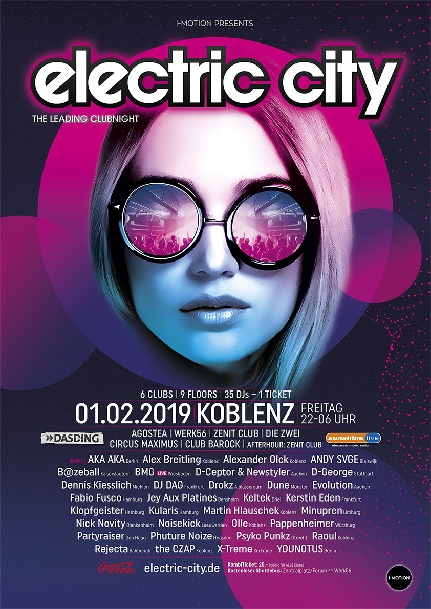  Complete lineup for ELECTRIC CITY 2019 announced!