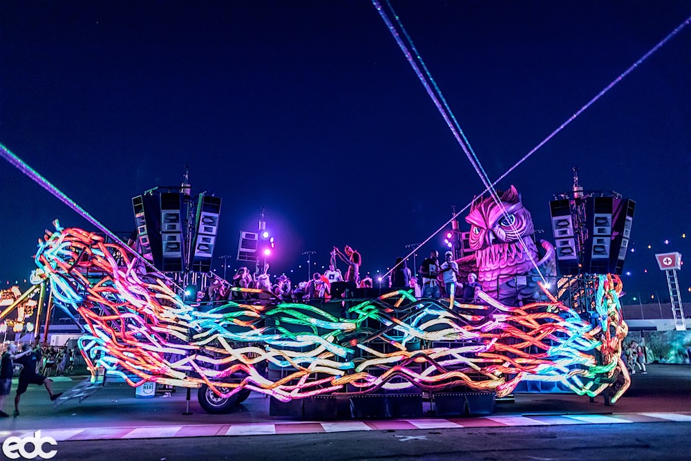 EDC Las Vegas 2017 Parliament art-car