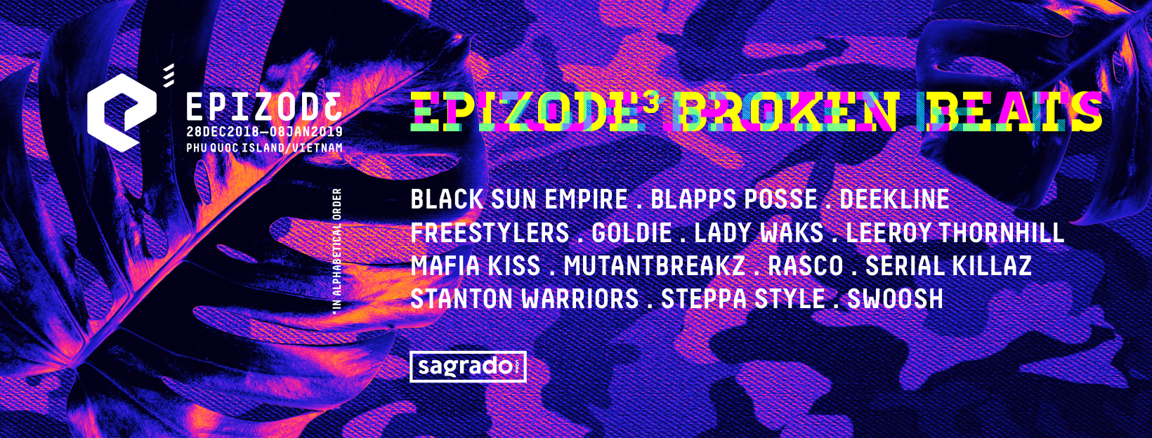 EPIZODE³ 2018/19 brings drum’n’ bass and breakbeat legends to Asia!