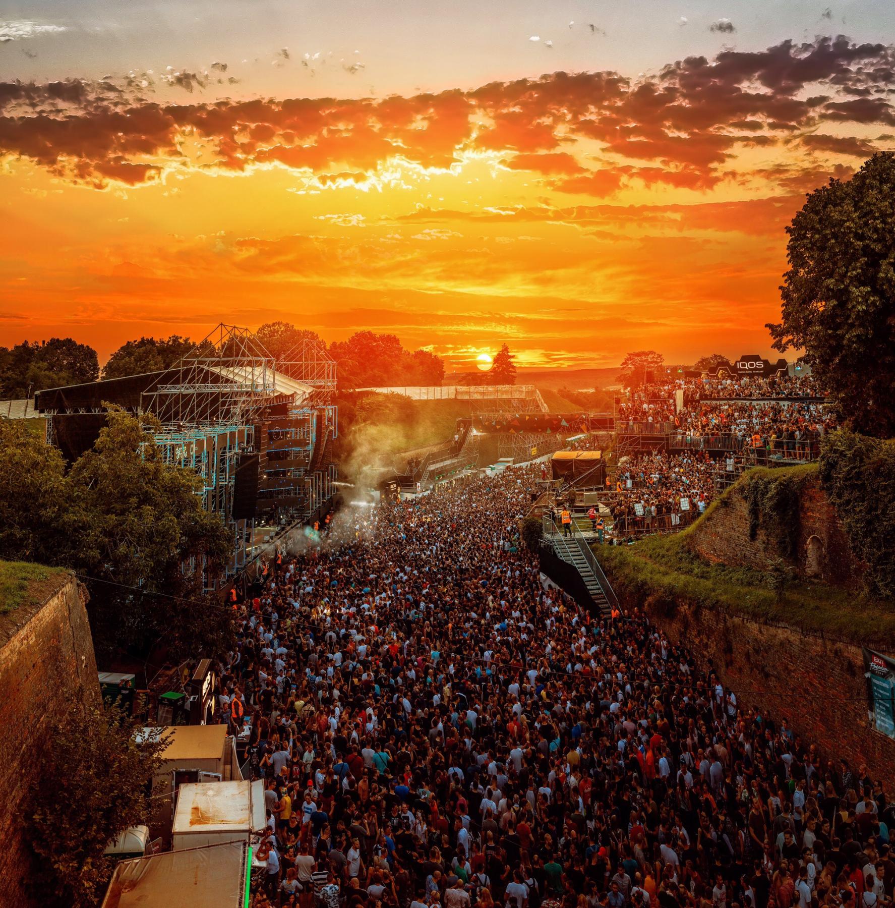 Exit Festival 2018 sunrise
