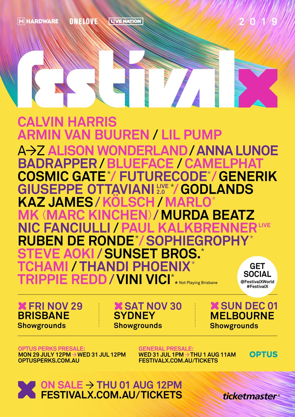 Festival X 2019 launches LINEUP