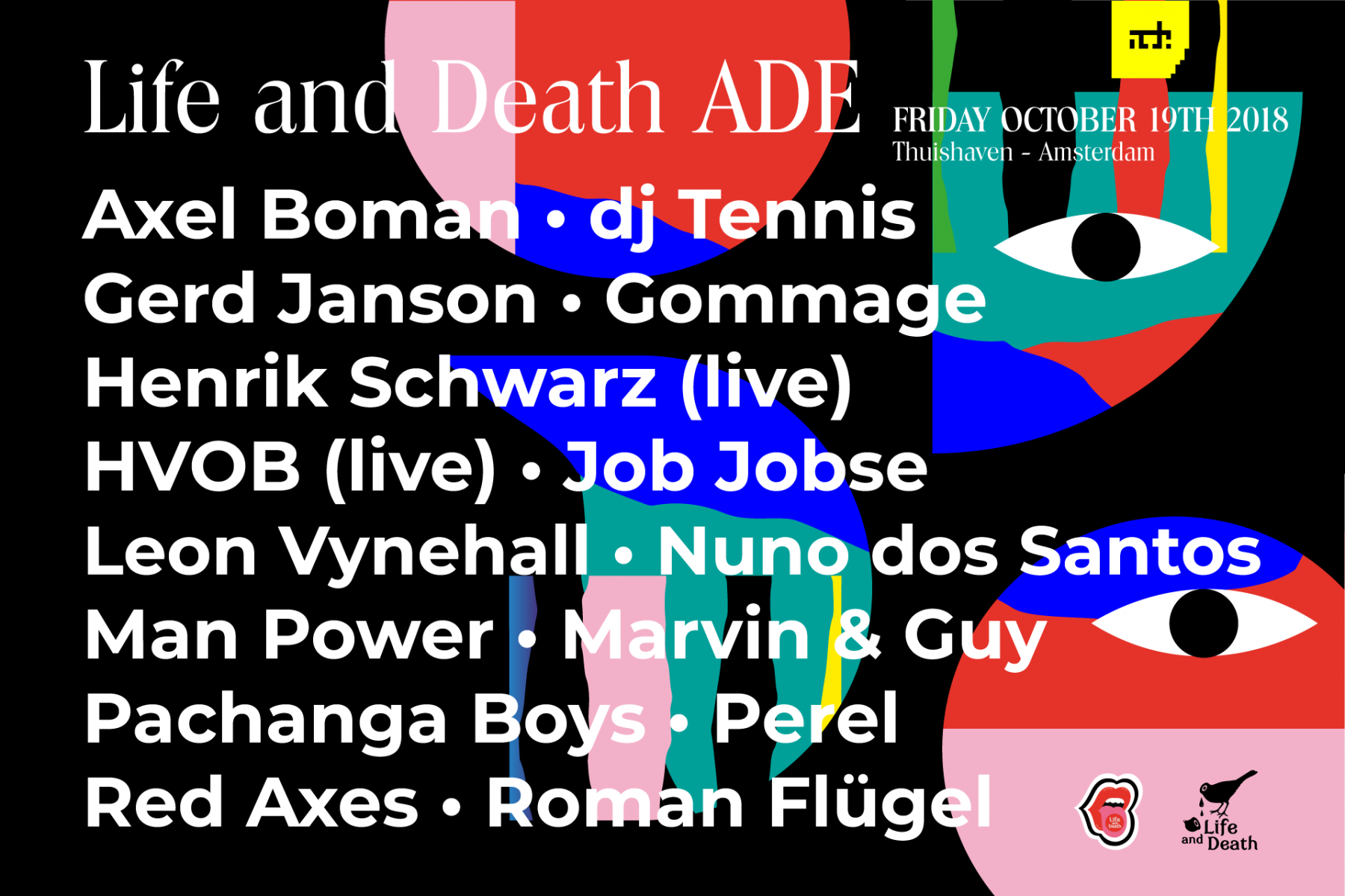 Life and Death at ADE 2018 lineup