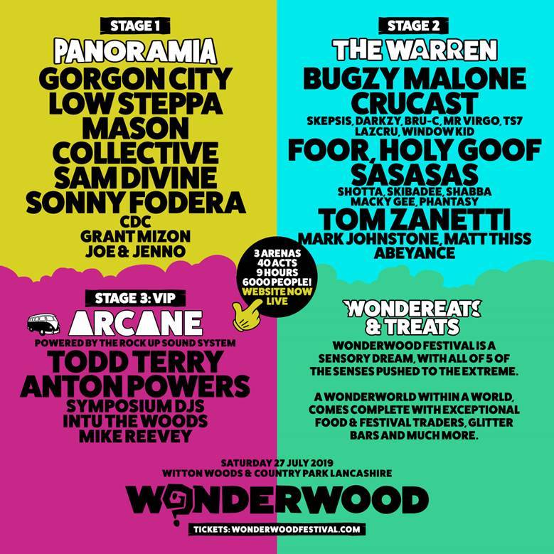 Stage Splits, Themes, Food World and More for WONDERWOOD 2019 Debut announced!